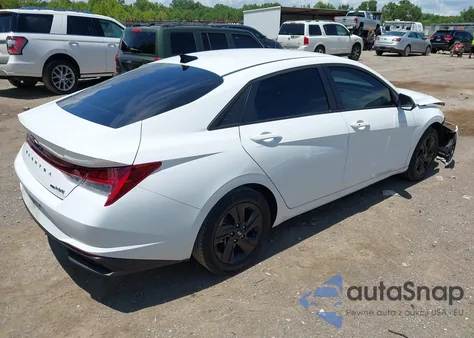 2022 Hyundai Elantra Hybrid Blue из США, поврежденный, VIN KMHLM4AJ1NU028921